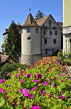 Meersburg castle, old castle, Meersburg on Lake Constance, Baden-Wuerttemberg, Germany, Europe