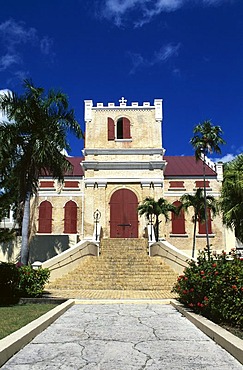 Frederik Lutheran Kirche in Charlotte Amalie, St. Thomas Island, United States Virgin Islands, Caribbean