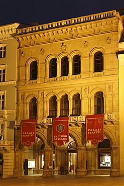 Freyung Passage, shopping arcade in Palais Ferstel, Palais Ferstel, Vienna, Austria, Europe