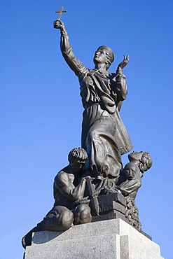 Latgale liberation monument United for Latvia, Rezekne, Latvia, Baltic region