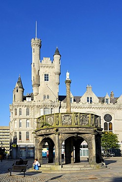 Aberdeen Castlegate, Scotland, Great Britain, Europe