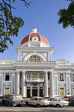 Poder Popular Provincial on Parque Jose Marti in Cienfuegos, Cuba, Caribbean, America