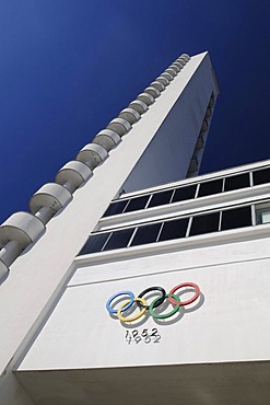 Olympic stadium, detail, Helsinki, Finland, Europe