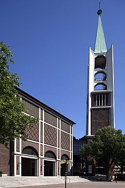 Altstadtkirche church, Gelsenkirchen, Ruhr Area, North Rhine-Westphalia, Germany, Europe