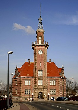 Altes Hafenamt, Old Harbour Master's Office, Dortmund, Ruhr district, North Rhine-Westphalia, Germany, Europe