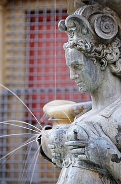 Fontana di Nettuno, Fountain of Neptune, detail, Piazza Nettuno, Bologna, Italy