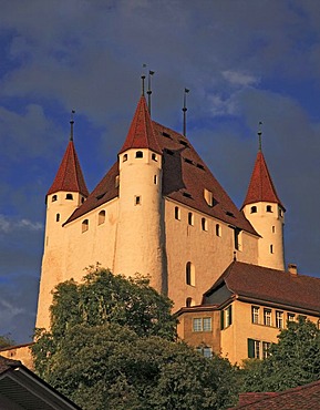 Thun Castle, Bernese Oberland, Bernese Highlands, Switzerland, Europe