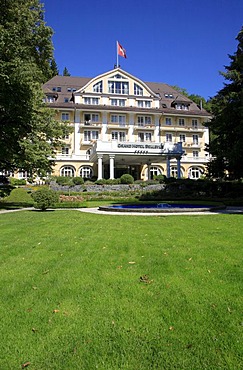 Grand Hotel Bellevue in Gstaad, Bernese Oberland, Switzerland, Europe