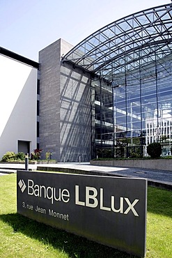 Head office of the Banque LBLux, Luxembourg Federal State Bank, Bavarian Federal State Bank, Saarland Federal State Bank, in Luxembourg, Europe