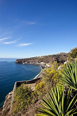 View of Playa Santiago, La Gomera, Canary Islands, Spain, Europe