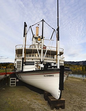 Historic Yukon River Steam Ship S.S. Klondike, sternwheeler, Whitehorse, Yukon Territory, Canada, North America