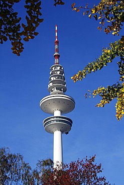 Tele-Michel, the Hamburg telecommunications or television tower, also called the Heinrich-Hertz-Turm, Hamburg, Germany, Europe