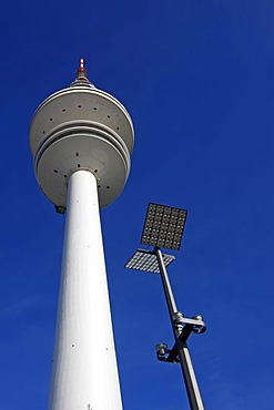 Tele-Michel, the Hamburg telecommunications or television tower, also called the Heinrich-Hertz-Turm, Hamburg, Germany, Europe