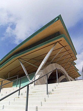 San Pio da Pietrelcina or Padre Pio Pilgrimage Church, architect Renzo Piano, in San Giovanni Rotondo, Foggia, Apulia, Italy, Europe