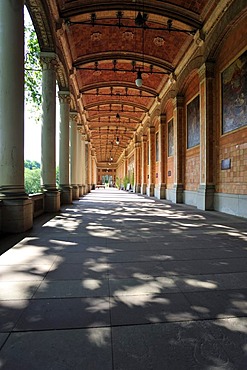 Pump room portico, Baden-Baden, Schwarzwald, Baden Wuerttemberg, Deutschland, Europa