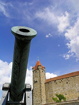 Canon, Veste Coburg Citadel, Franconia, Germany, Europe