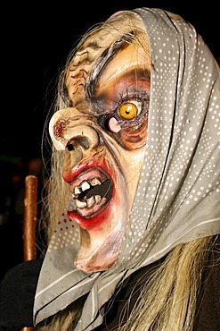 Witch wood mask