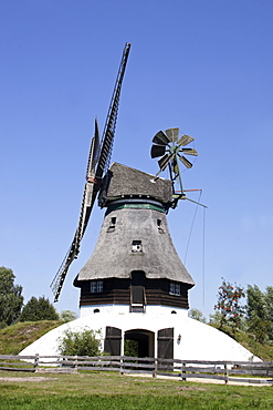 German windmill, Gifthorn, Lower Saxony, Germany