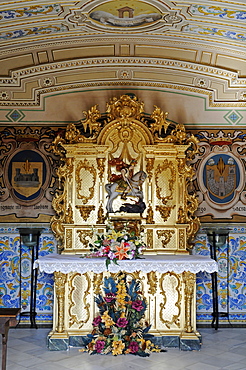 St. Jordi Chapel at the castle in Xativa (Jativa), Valencia, Spain, Europe