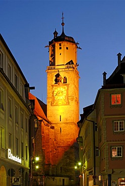 Protestant parish church St Martin Memmingen Bavarian Swabia Bavaria Germany