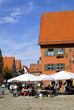 Dinkelsbuehl Dinkelsbuehl Romantische Strasse Romantic Road Middle Franconia Bavaria Germany