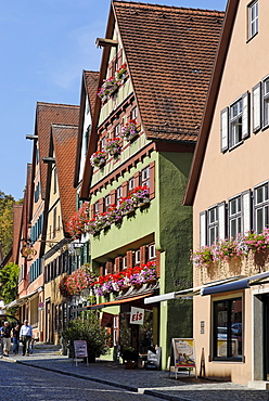 Segringer Strasse Dinkelsbuehl Dinkelsbuehl Romantische Strasse Romantic Road Middle Franconia Bavaria Germany