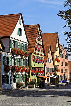 Segringer Strasse Dinkelsbuehl Dinkelsbuehl Romantische Strasse Romantic Road Middle Franconia Bavaria Germany