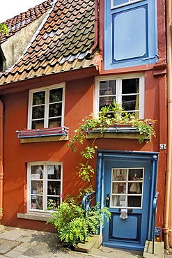 Schnoor Quarter, old part of town, Bremen, Germany