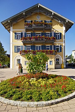 Town hall, Tegernsee, Upper-Bavaria, Bavaria, Germany