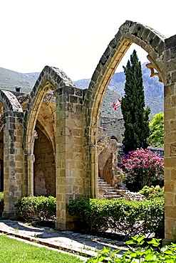 Arches, Bellapais Abbey, Kyrenia, Northern Cyprus, Europe