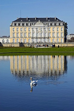 Castle Augustusburg, Unesco World Heritage Site, Bruehl, Bonn, North Rhine-Westphalia, Germany