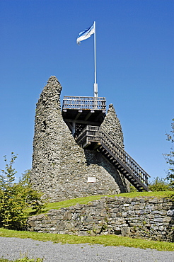 Castle ruin, Eversberg, Meschede, Sauerland, North Rhine-Westphalia, NRW, Germany