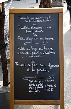 Menu, Lyon, France