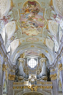 Organ in the baroque pilgrimage church on the Sonntagsberg designed and planned by Jakob Prandtauer und Joseph Munggenast Lower Austria