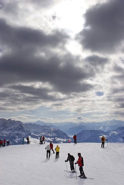 Skiing on the Tauplitz Styria Austria