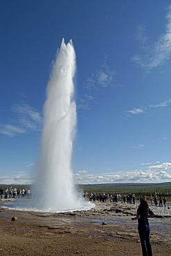 The geysir Strokur Iceland