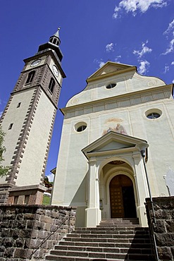 Church St Peter and paul, Sankt Peter or San Pietro, Villnosstal, South Tyrol, Italy