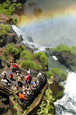 Viewing platform, Iguacu, Brazil, South America