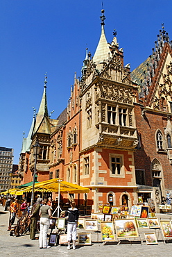 Historic Townhall, rynek of Wroclaw, Silesia, Poland Europe