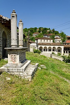 Ottoman Han beside the Kings Mosque in Berat, UNESCO World Heritage Site, Albania, Europe