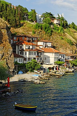 Kaneo on Lake Ohrid, UNESCO World Heritage Site, Macedonia, FYROM, Former Yugoslav Republic of Macedonia, Europe