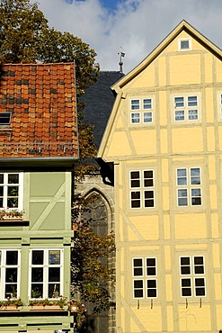 UNESCO World Heritage Site Marktkirchhof Quedlinburg, Saxony-Anhalt, Germany