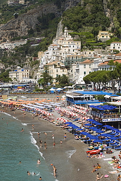 Beach of Amalfi, Amalfi Coast, Campania, South Italy, Europe