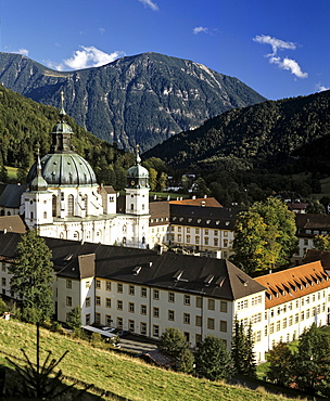 Ettal Abbey, baroque Benedictine monastery, Upper Bavaria, Bavaria, Germany, Europe