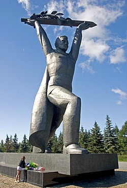 Victory Park, National Memorial Place near to Omsk, Omsk at the Rivers of Irtisch and Omka, Omsk, Sibiria, Russia, GUS, Europe,