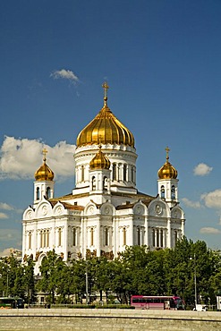 Christ the Savior Cathedral Moscow, Russia, East Europe, Europe