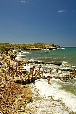 Beach of Chersonnes, Sevastopol, Crimea, Ukraine, South-Easteurope, Europe,