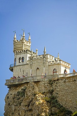 The Castle Swallow Nest at the Cape Air-Todor, Jalta, Crimea, Ukraine, South-Easteurope, Europe,