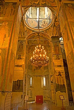 Transfiguration of the Saviour monastery, interior of the church, Yaroslavl, Russia