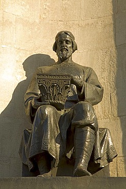 Statue at the Obelisk of the 850 year anniversary, Vladimir, Russia